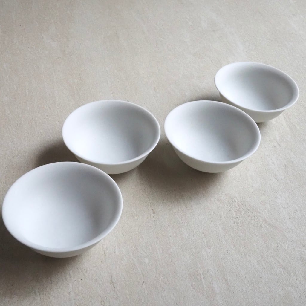 東 一仁/白磁 ウンリュウ 茶杯(茶托付き)