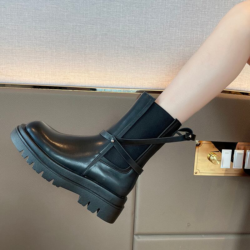 ブーツサマースタイルスタンダード レトロ 靴 シューズ 夏物 ラウンドトー 部族の婦人靴88087957498