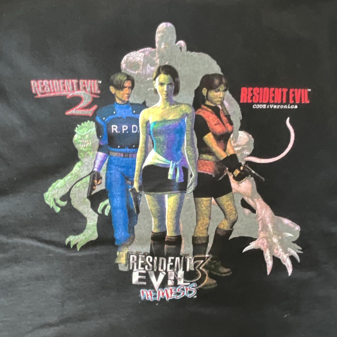 90s Tシャツ ゲーム プレステ バイオハザード RESIDENT EVIL