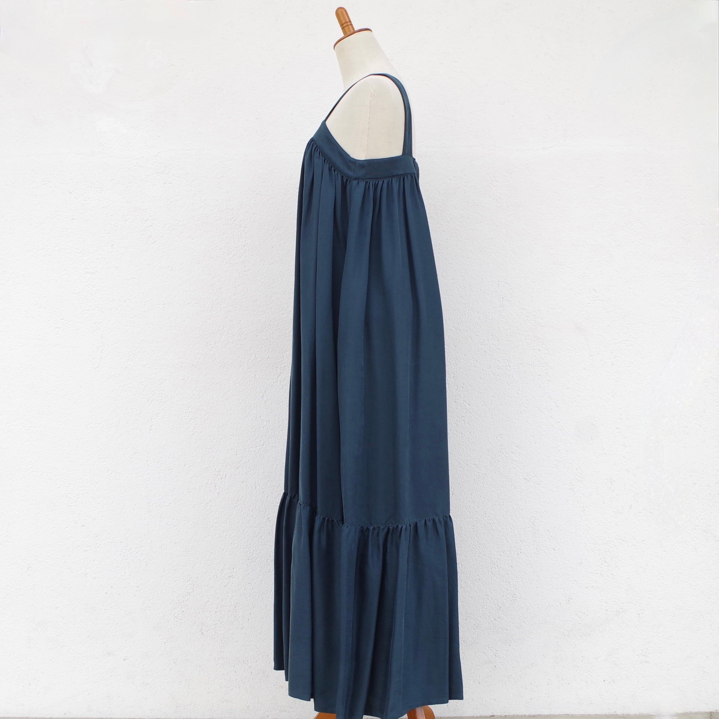 SINME ストラップロングワンピース ショート グリーン | 1F Store 