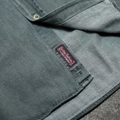 marlboro classics yarn-dye fade color denim shirt