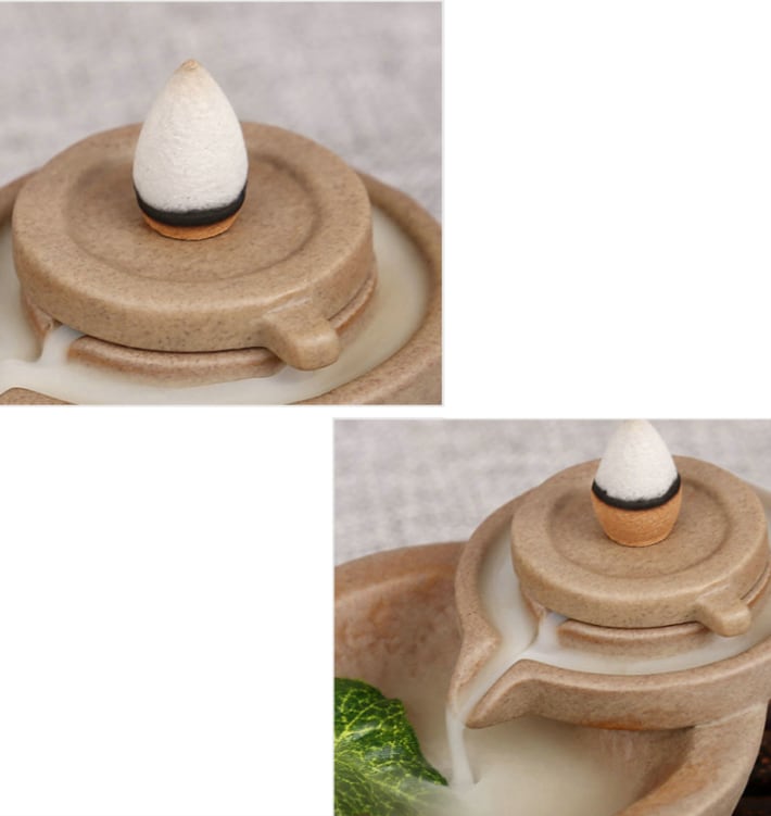 倒流香用香炉 送料無料 倒流香用 臼 香炉 碾き臼 美しい 香炉 香炉