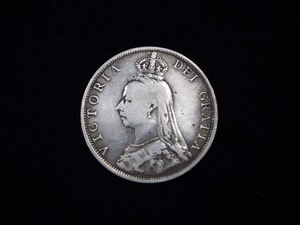 イギリス　フローリン銀貨 　11152