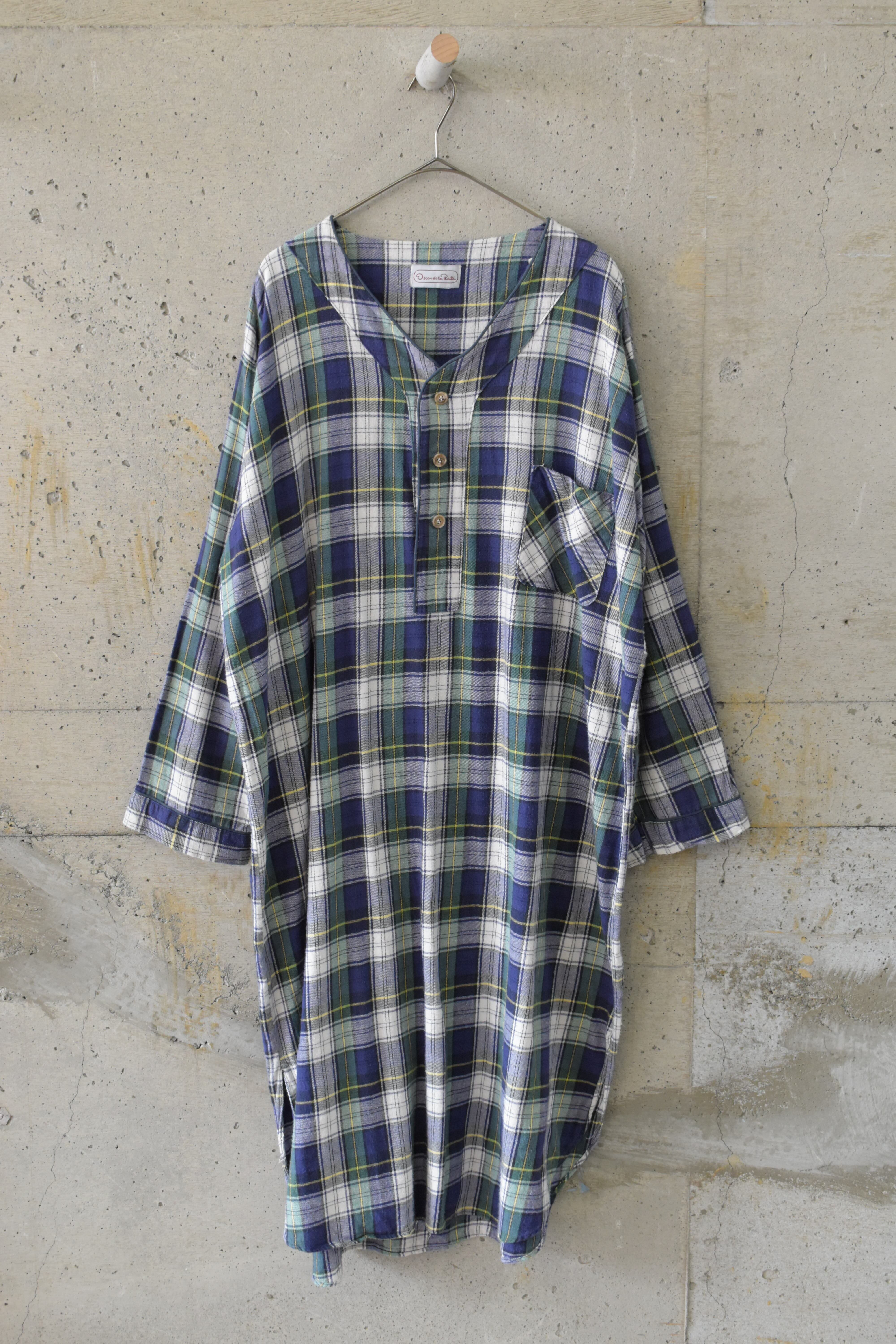 Tartan check nightshirt