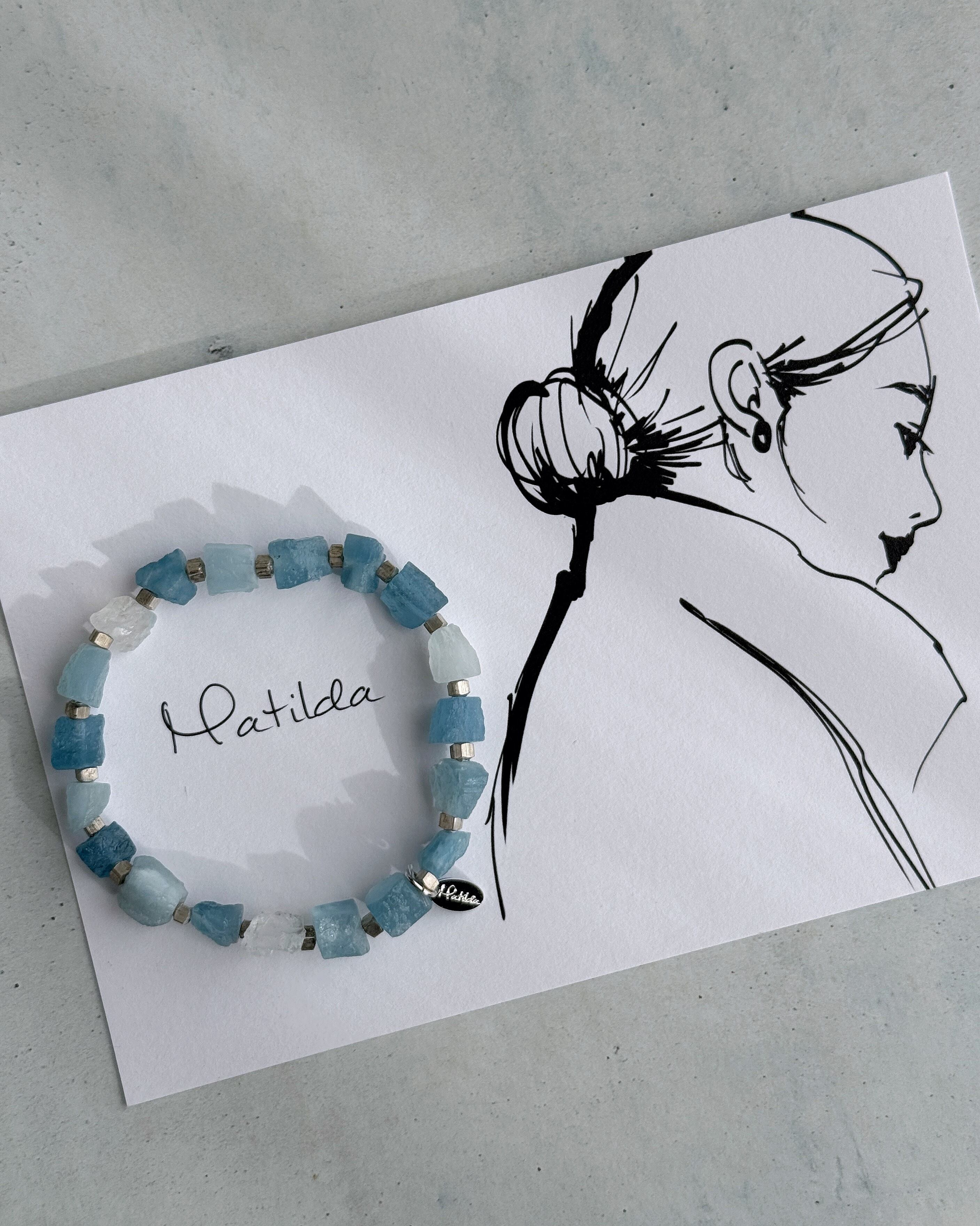 rough rock bracelet(サンタマリアアクアマリン)