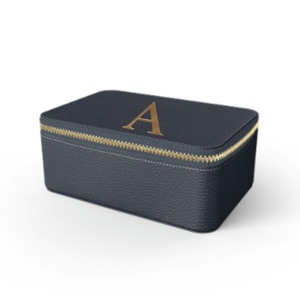 Box Premium Shrink Leather Case (Navy)