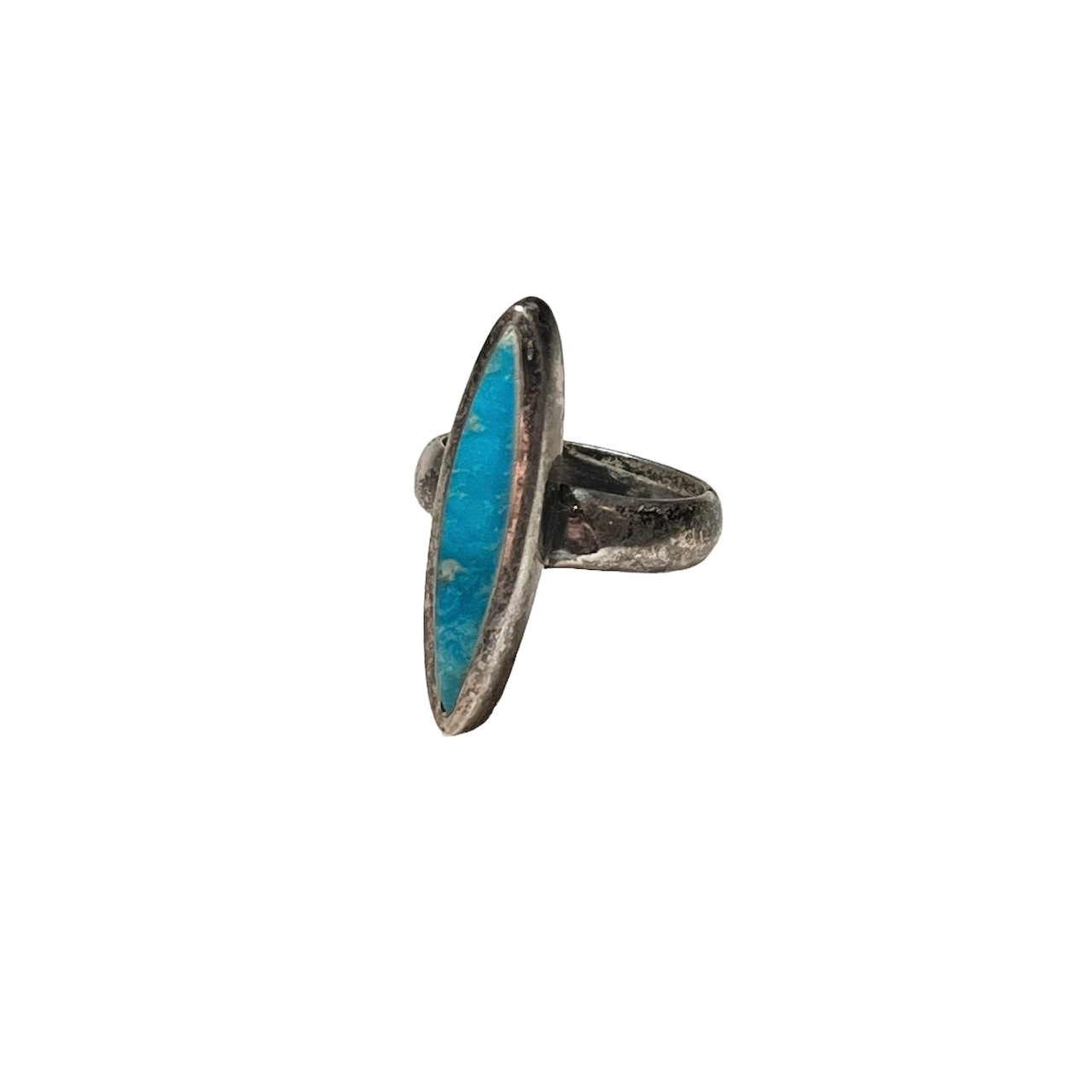 vintage silver turquoise ring