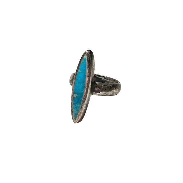 vintage silver turquoise ring