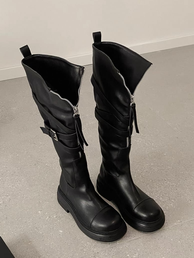 ポイントベルトジョッキーロングブーツ | maison de priére