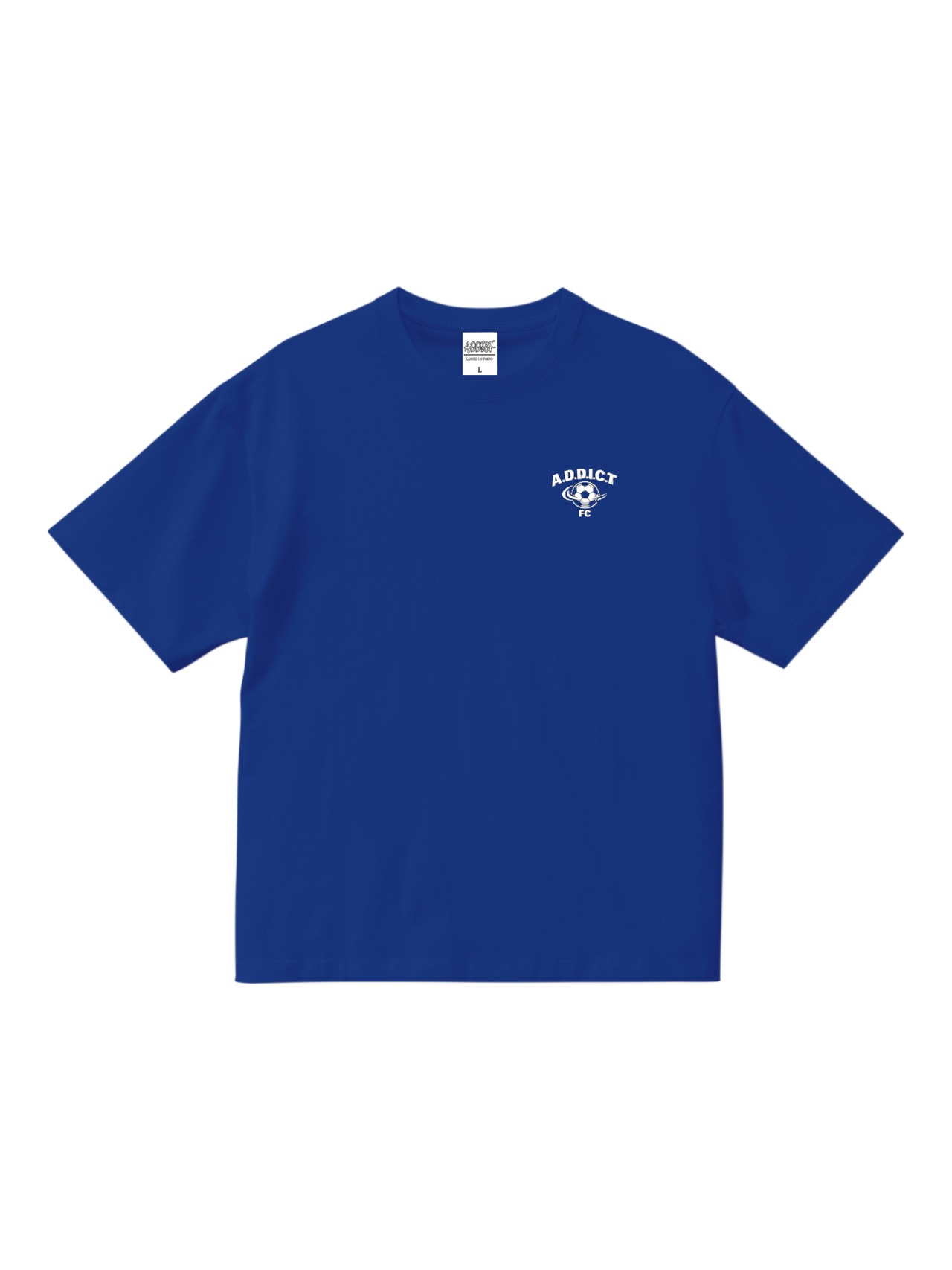 A.D.D.I.C.T FC Tee Royal Blue