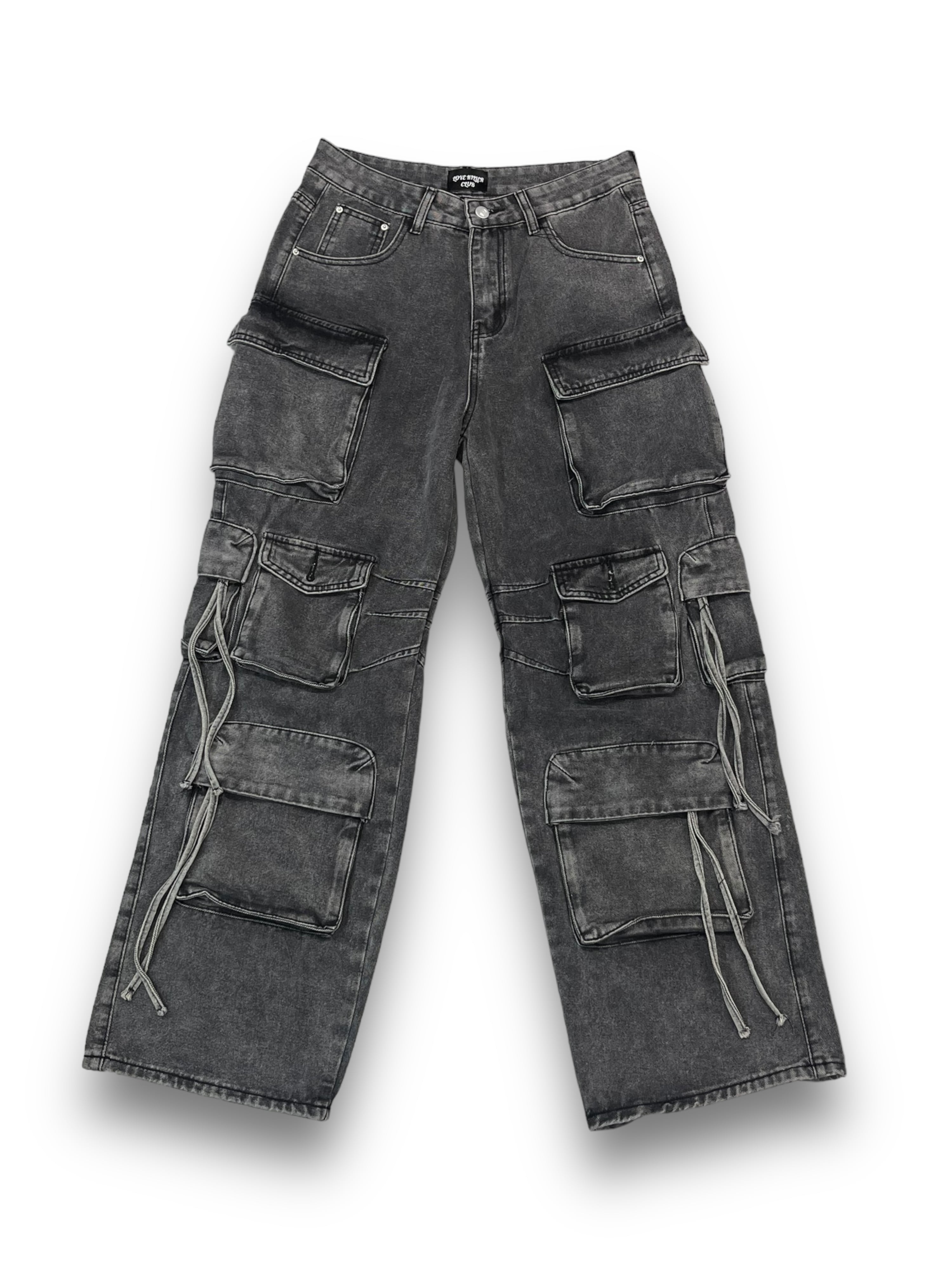 【PLANET STUDIO】flap pocket cargo denim
