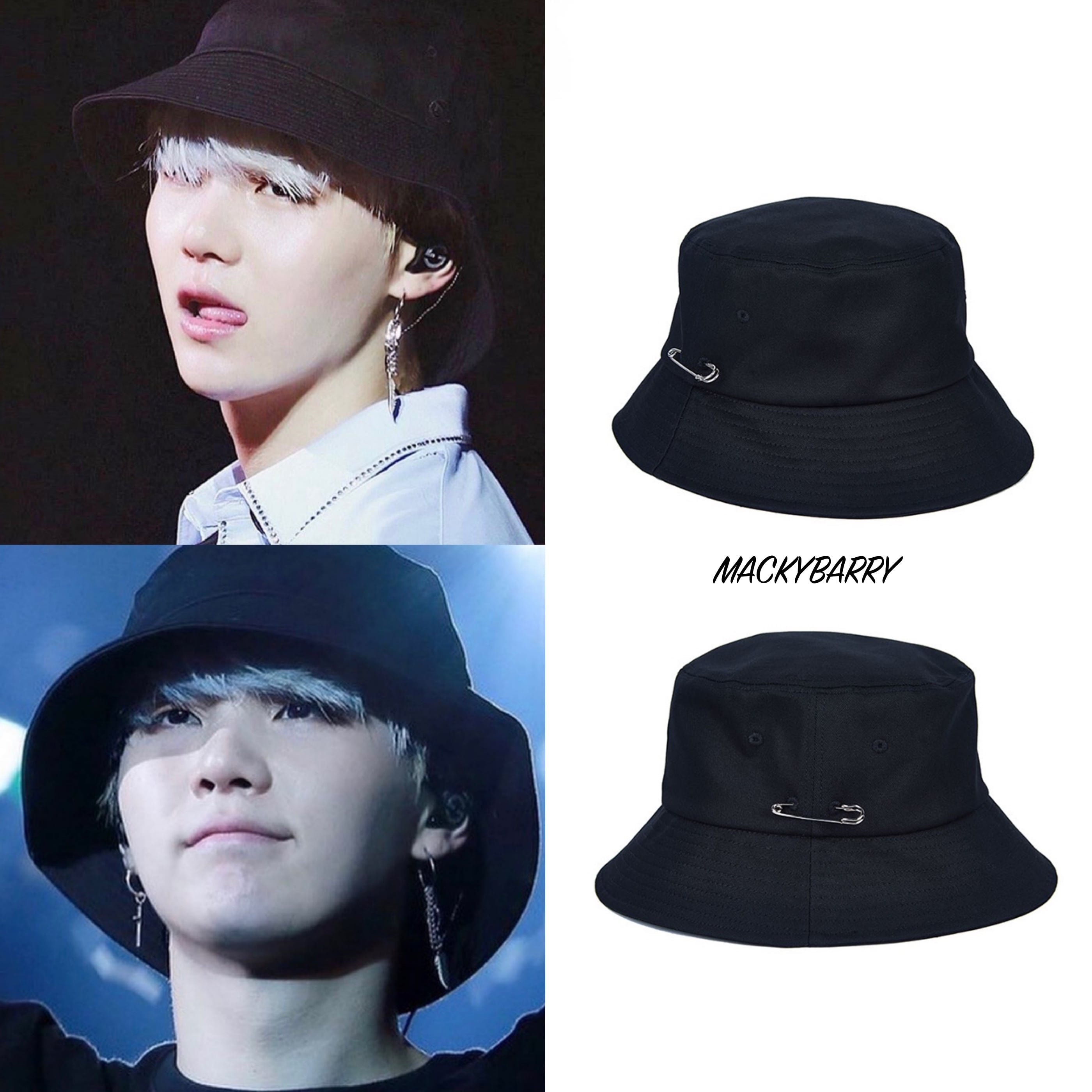 韓国限定 バケットハット MACK BARRY BACKT HAT 正規品 BTS ユンギ ジン 着用モデル