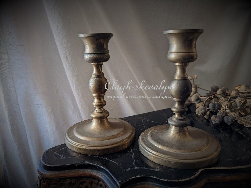French antique【フランス製アンティーク】cinq｜真鍮キャンドル