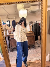 90's-00's NIKE ブルー トラックパンツ