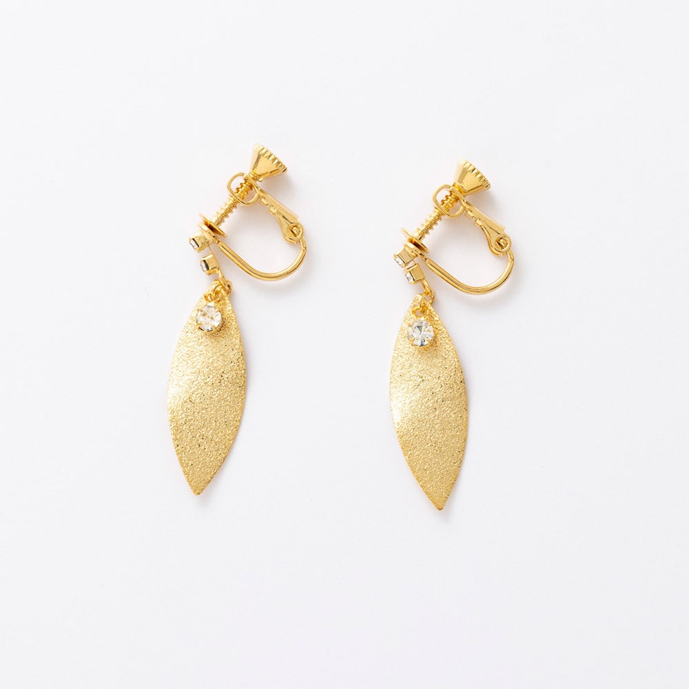 リーフ イヤリング【ゴールド】 | ASK（アスク）
