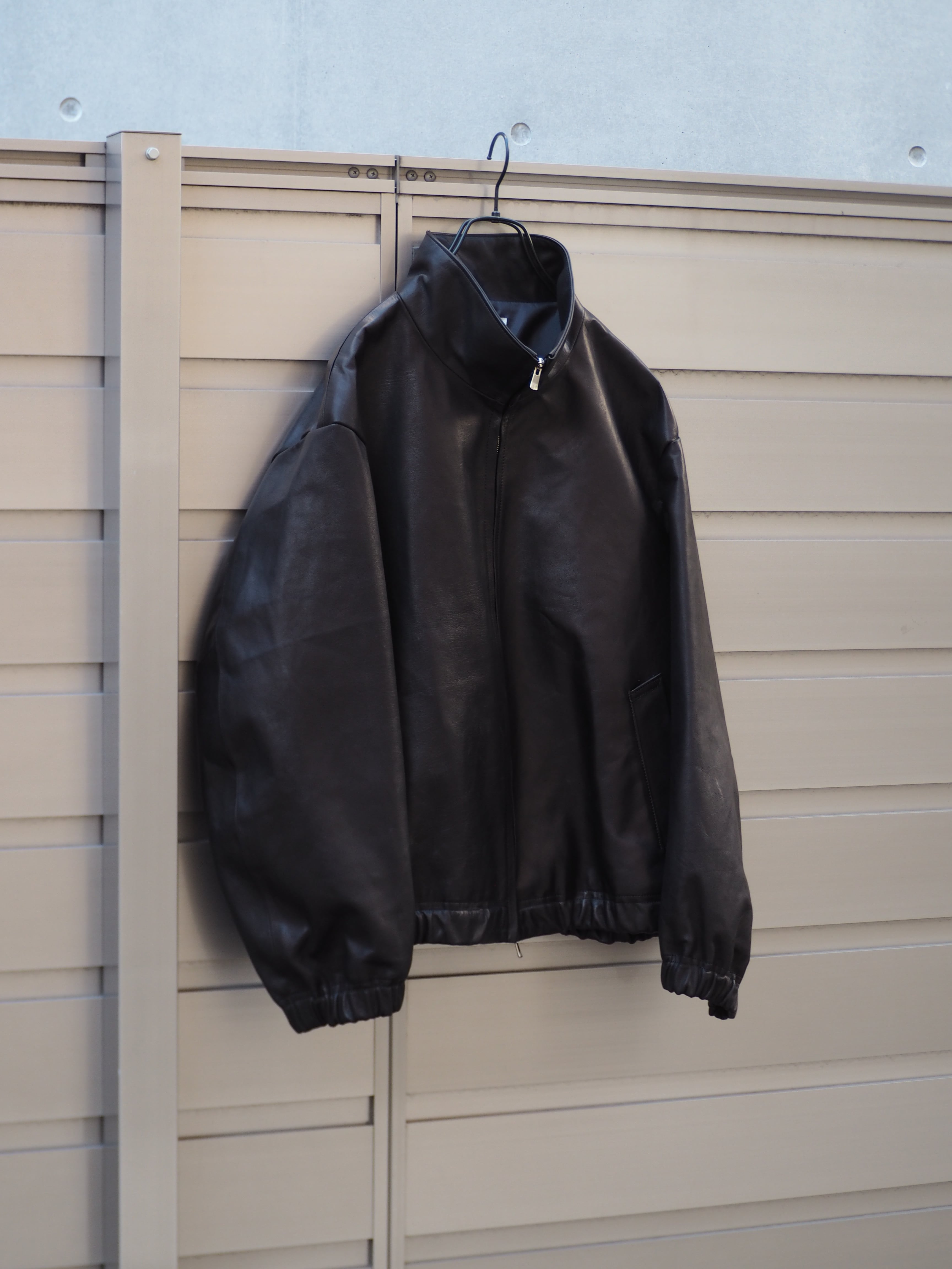 再入荷分 LAST1】superNova. Leather track jacket - Horsehide