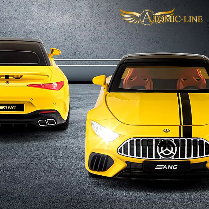 メルセデス ベンツ SL63 1/32 ミニカー 全3色 ライト点灯 エンジン