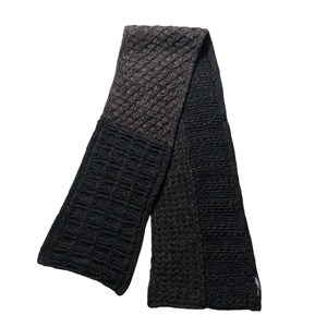 DOLCE&GABBANA patchwork knit long scarf