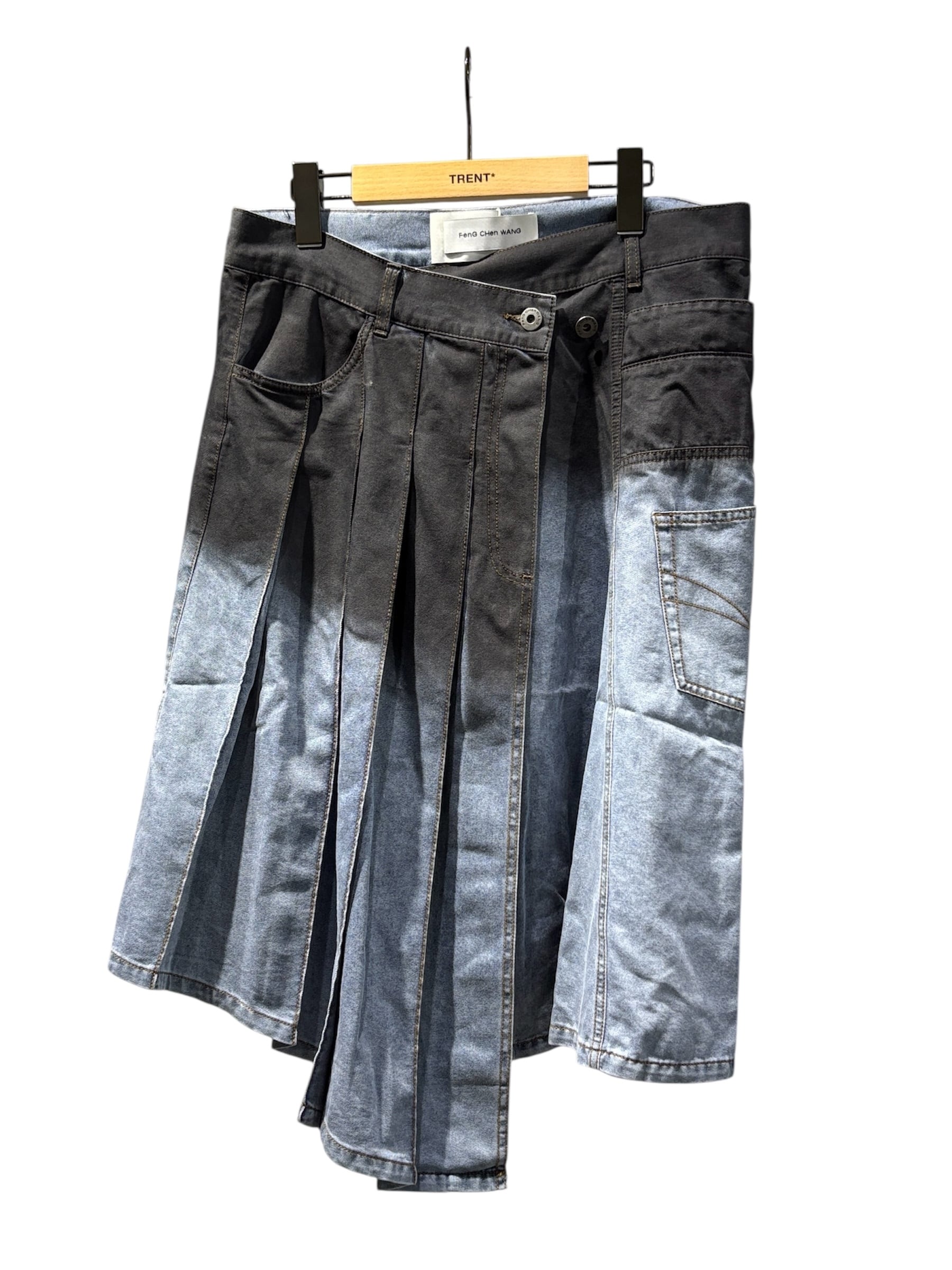 25AW】ENFOLD エンフォルド / CONNECT-TACK SKIRT / タックスカート