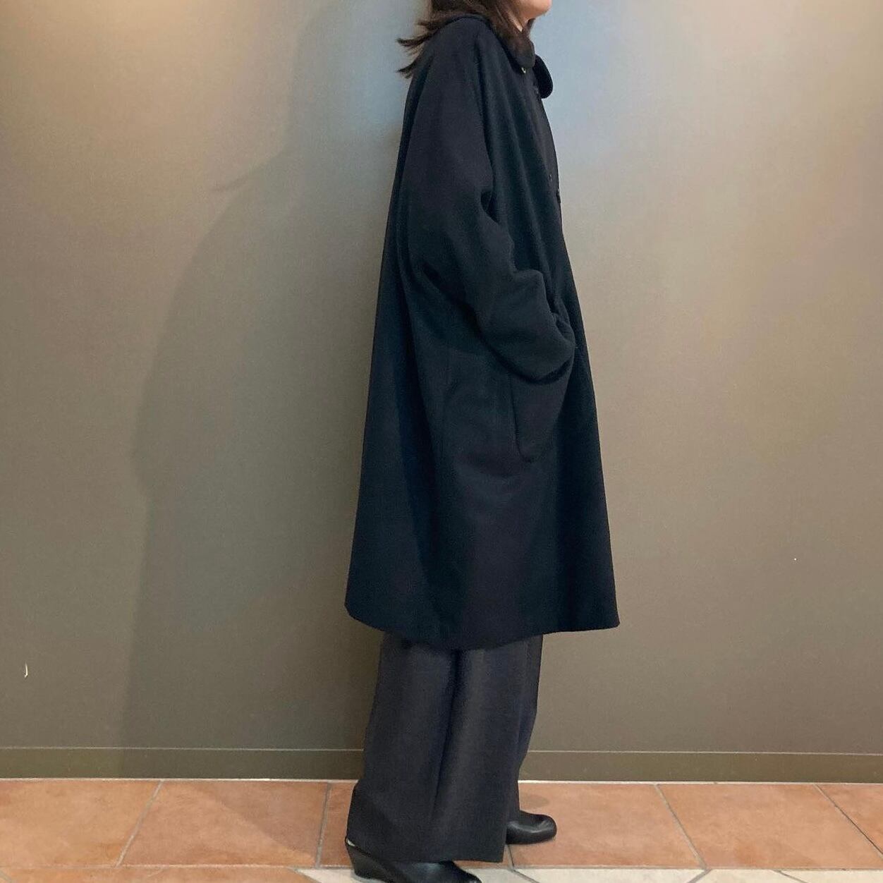 Dessin de Mode【デッサン ド モード】ラウンドカラーコート ( 16DCO