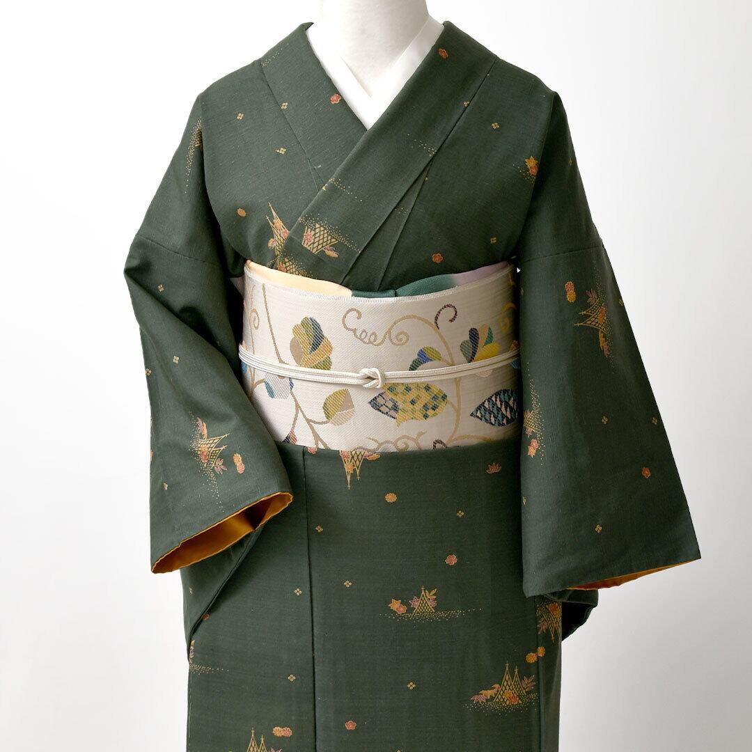 着物 袋帯 丸帯 アンティーク 鶴 ♥お値下げ致しました