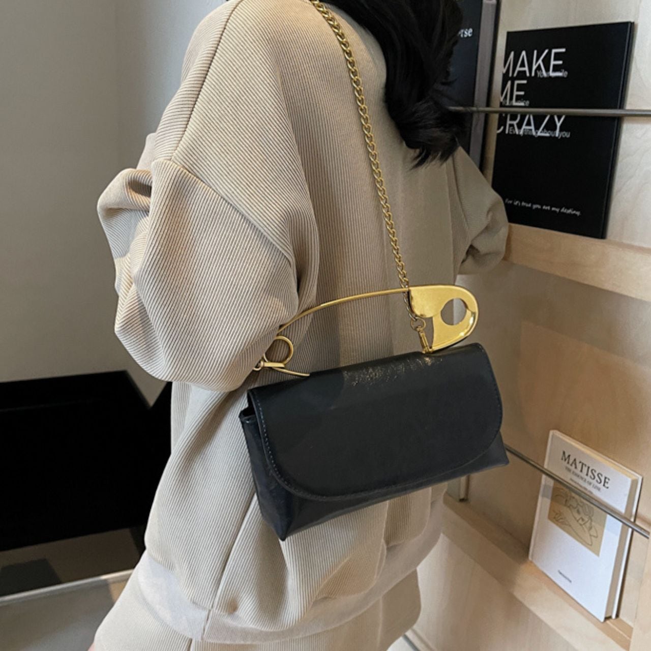 Safety Pin Mini Bag 00944 | BUTTER(バター)