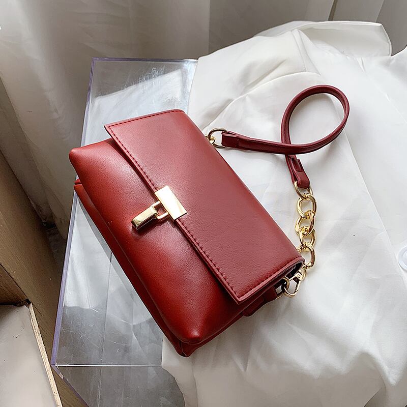 レッドアーム スクウェア メッセンジャーバッグ 手作りハンドバック92661529873