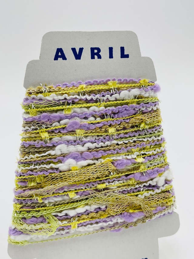 集めたくなる♬楽しい♬可愛い♡『ちょこっと巻きのファンシー糸』AVRILペラコーン270