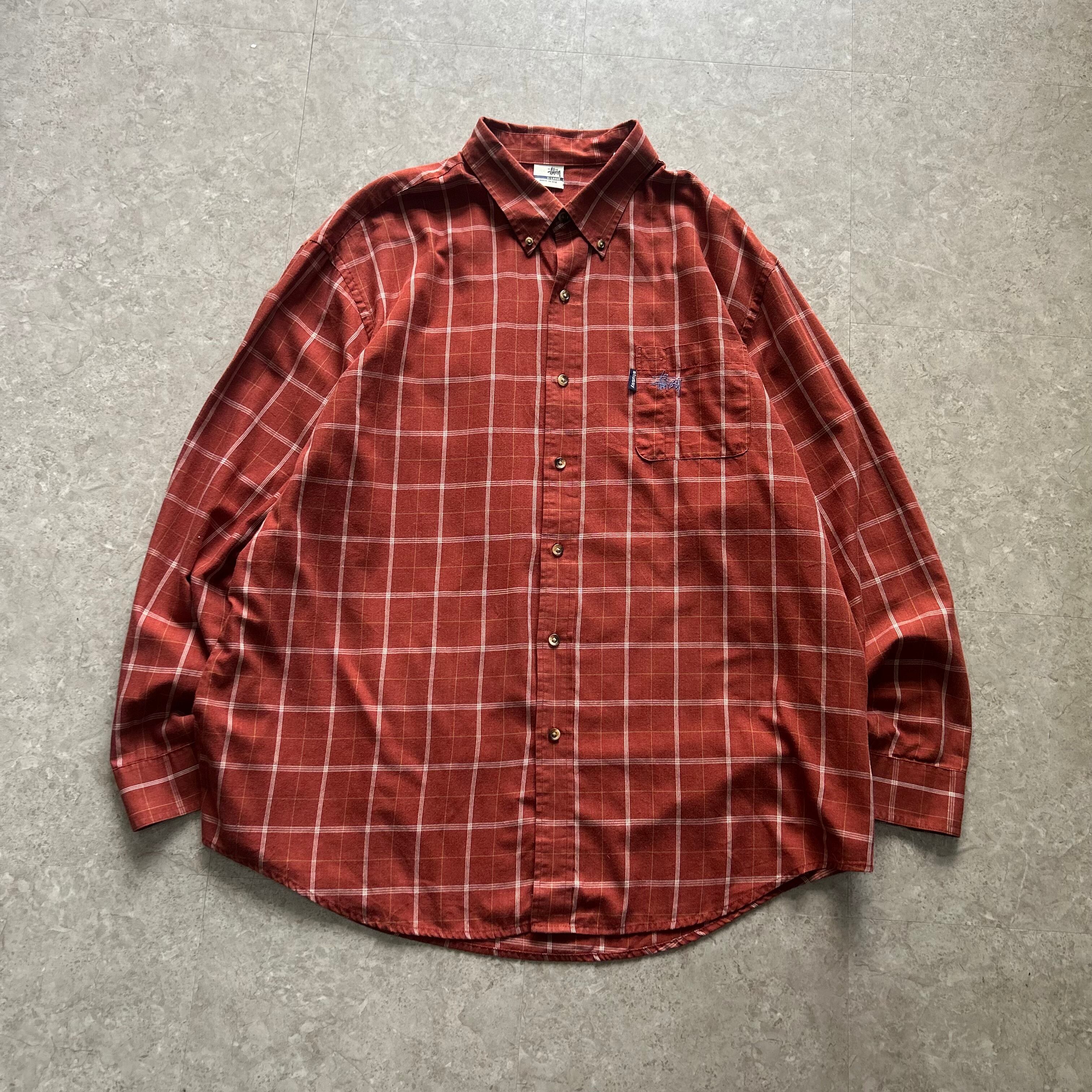 2000s Bootleg STUSSY B/D check shirt 【仙台店】