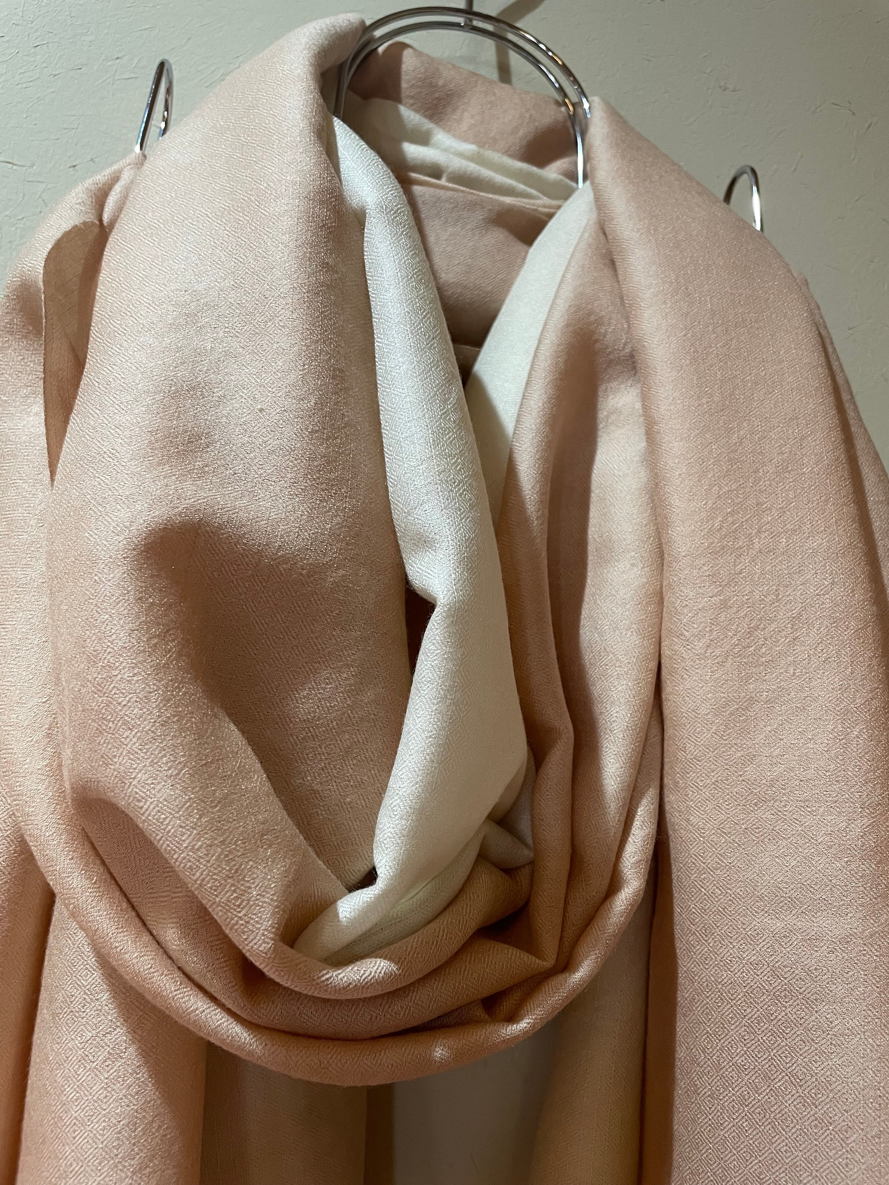 じゃすみん様用です　桜染　エリシルク大判ストール じゃすみん様用です桜染エリシルク大判ストール