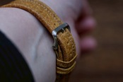 【Axiom Origin】 アクシオム・オリジン ウォッチストラップ 初回限定色 『イエローオーカー』 総手縫い 18mm / 17mm / Watch strap / hand finished /Yellow Ohcer