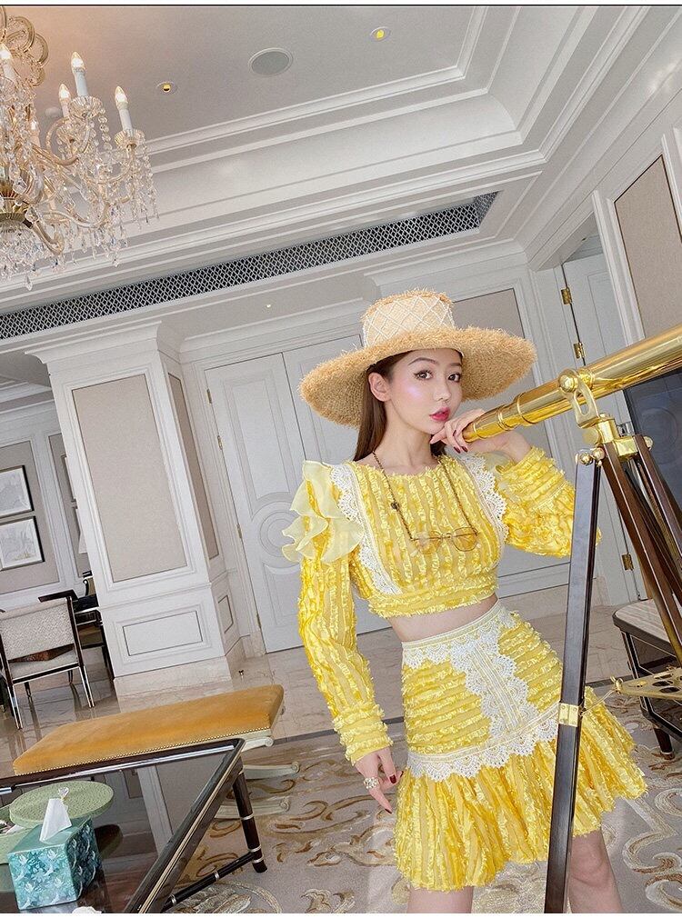 ☆【2カラー】【セットアップ】ミニスカート スーツ ツーピース