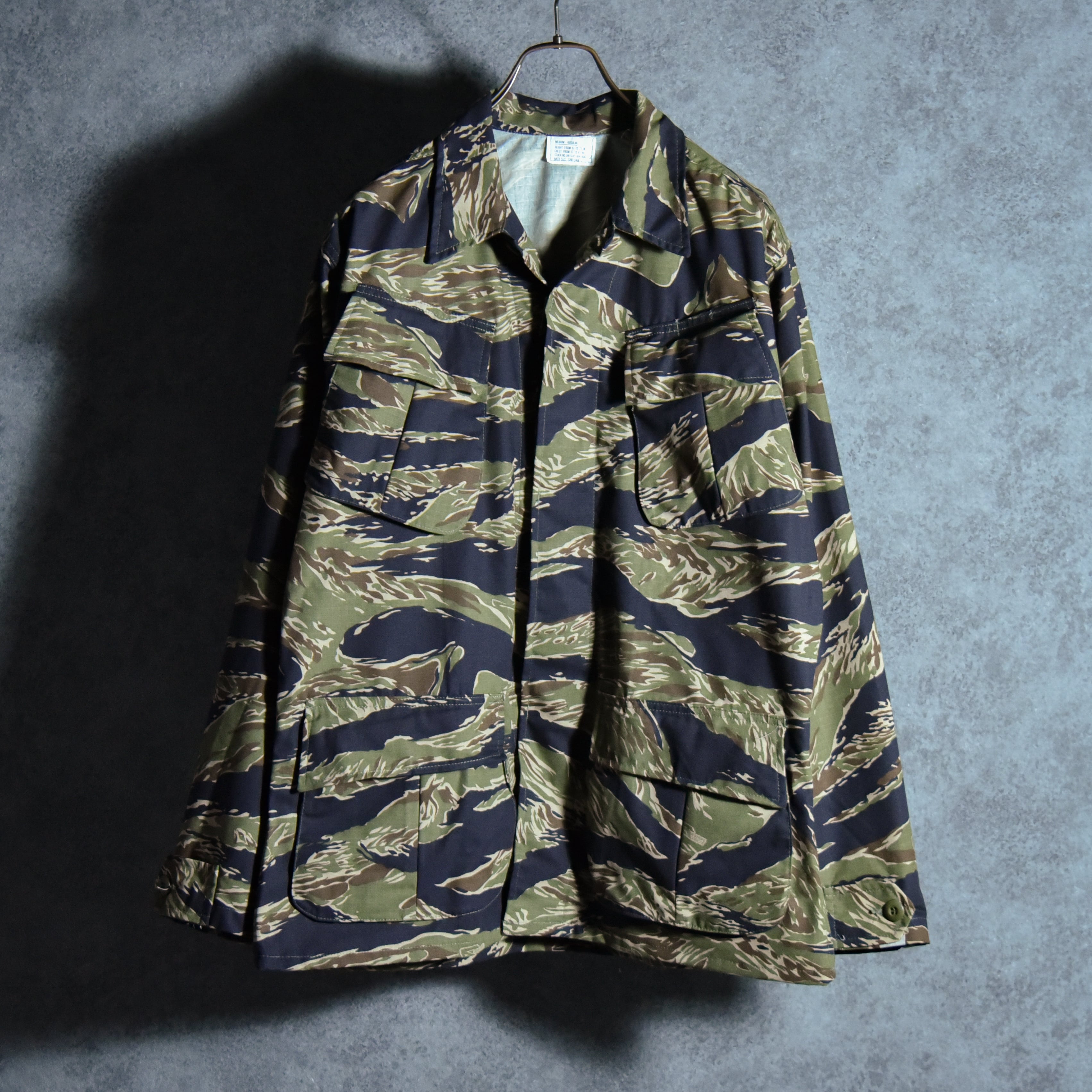 DEAD STOCK】MCGUIRE ARMY NAVY Tiger Camouflage Jungle Fatigue