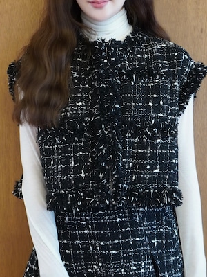 【予約】basil gilet / black 10/3 21:00 ~ 再販 (12月上旬発送予定)