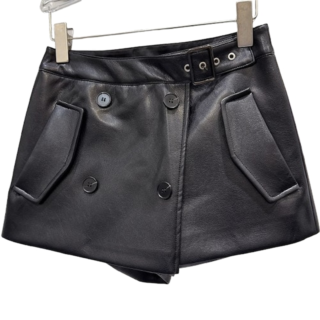 PU leather shorts 1321