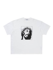 Print S/S Tee - JESUS (White)
