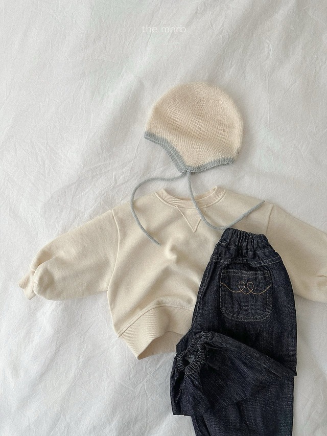 《予約》送料無料【minirobe】Bubble Sweatshirt