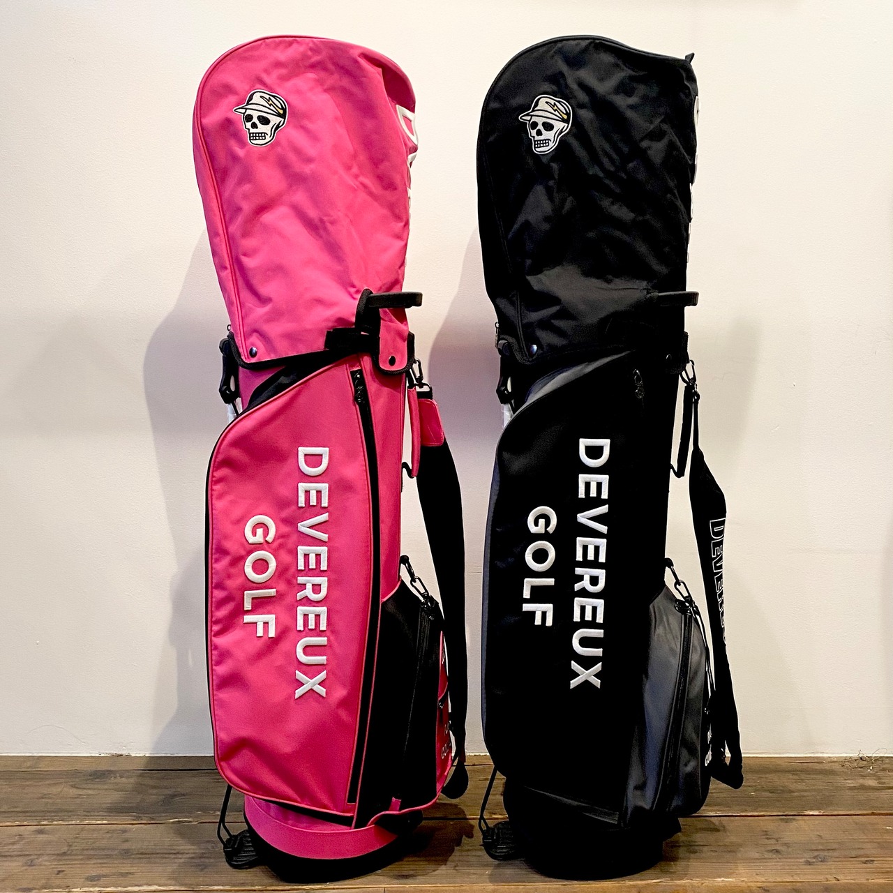 DEVEREUX GOLF】Logo Assorted Caddie Bag/ロゴアソーテッドキャディー 