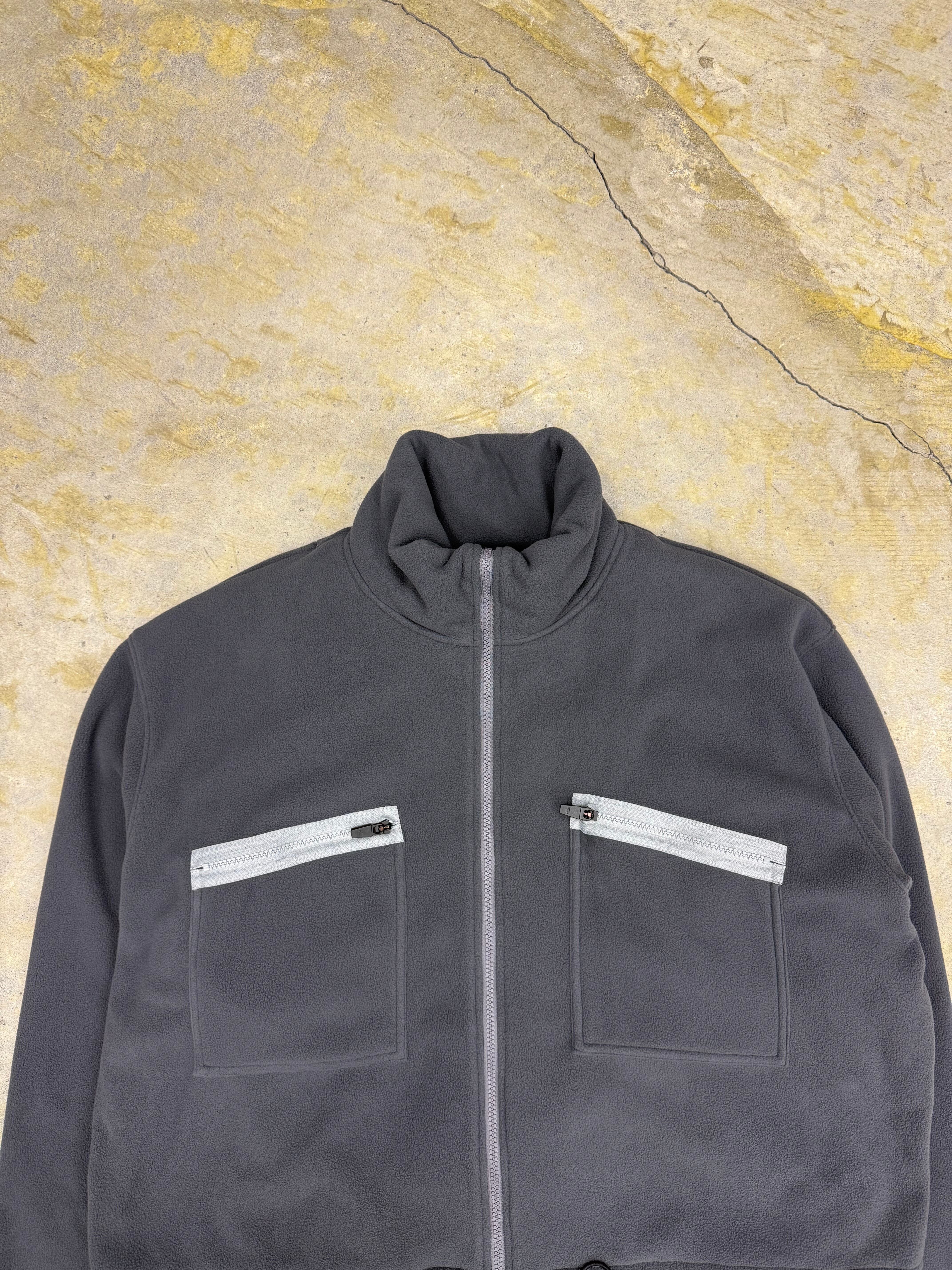 DAIRIKU | Docking Fleece Jacket | Gray | HOWDAY