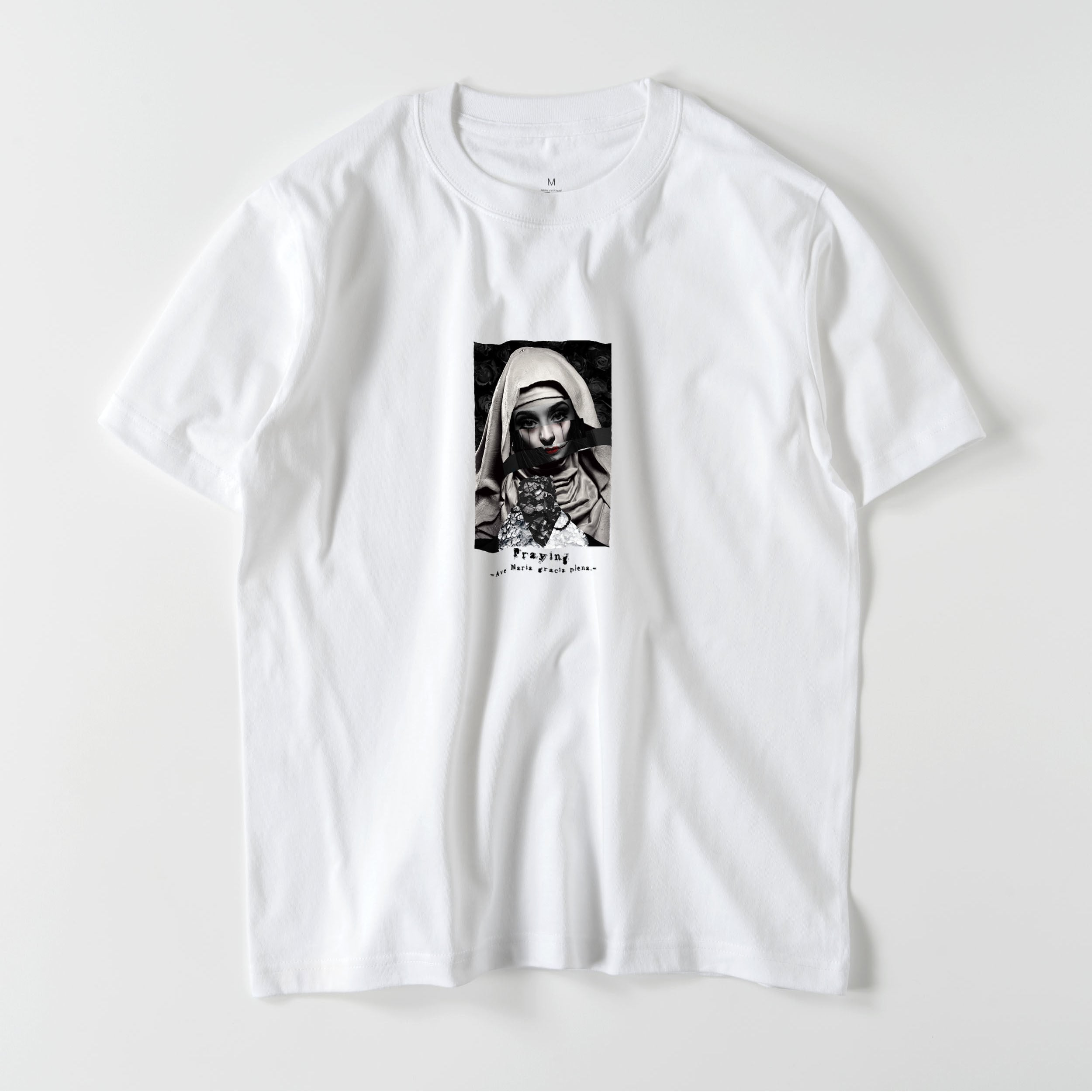5.6oz Art Print Cotton S/S TEE 