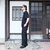 KUON(クオン)Vintage Boro Patchwork V-neck Jacket スタイル