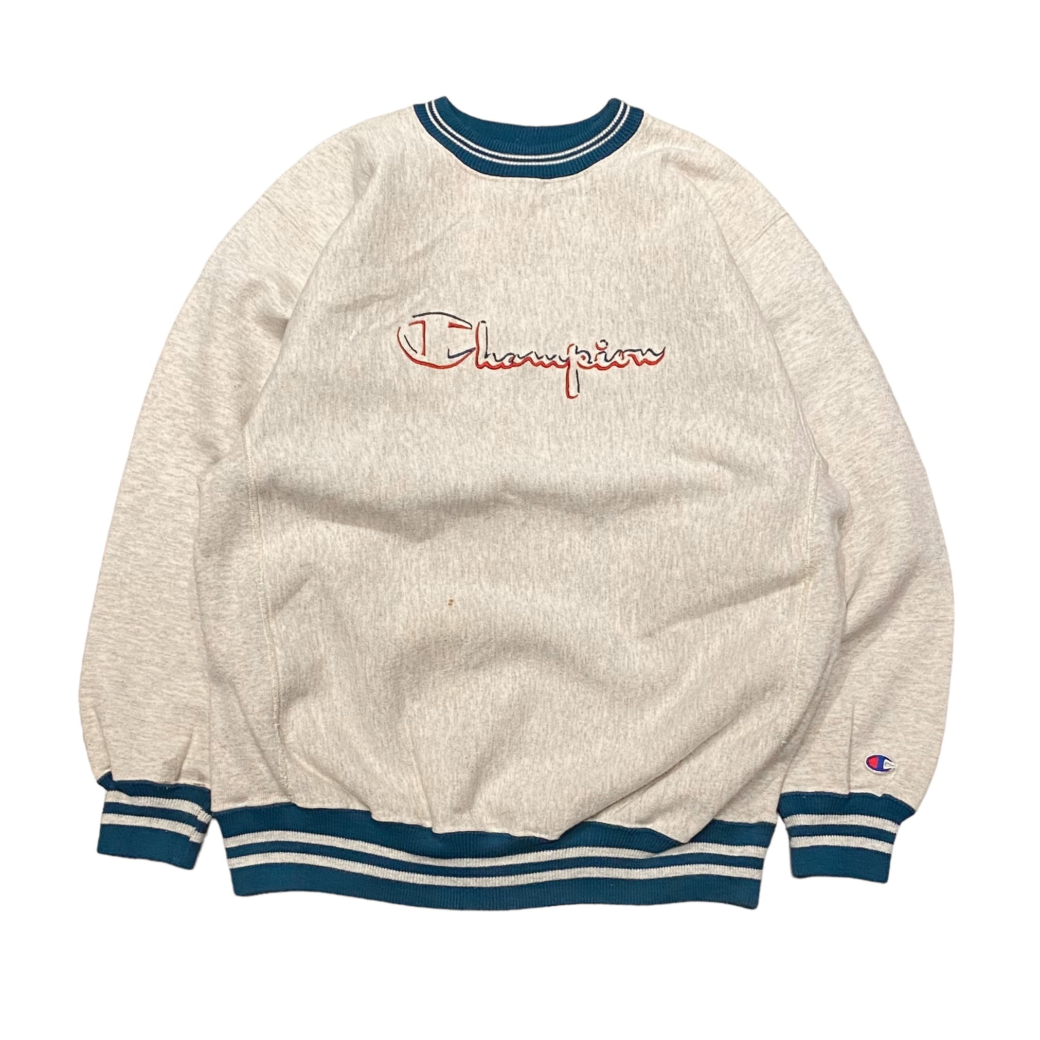 90's Champion Reverse Weave Sweat XL / チャンピオン 刺繍タグ リバースウィーブ リブライン スウェット  トレーナー 古着 ヴィンテージ