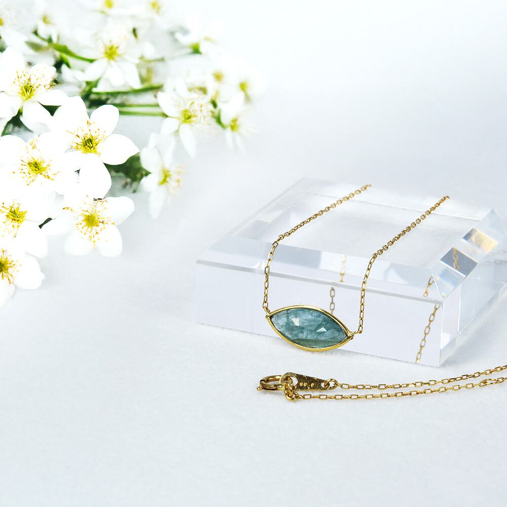 グランディディエライト ペンダント ネックレス K18イエローゴールド