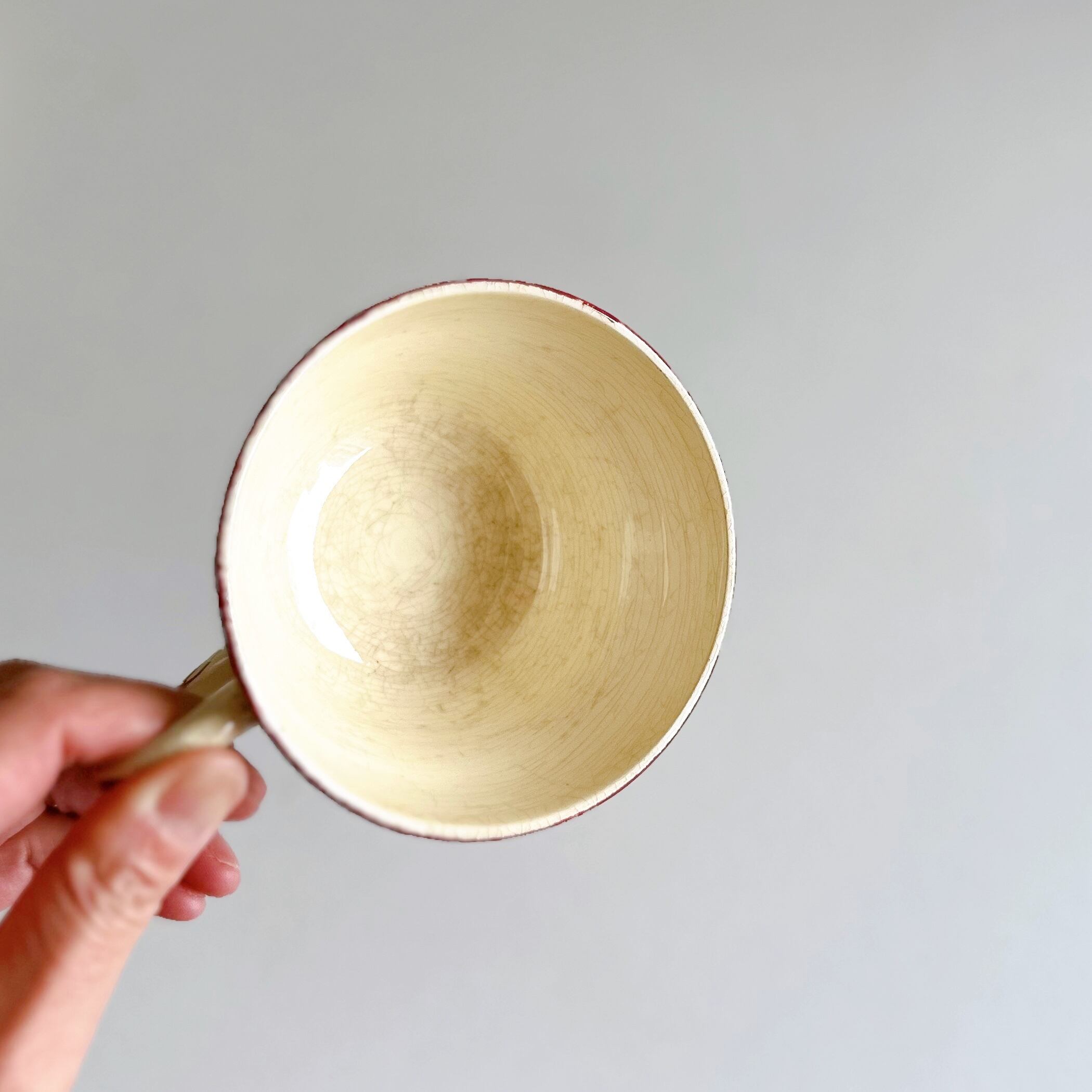 Creil et Montereau クレイユ・モントロー カップ&ソーサー B