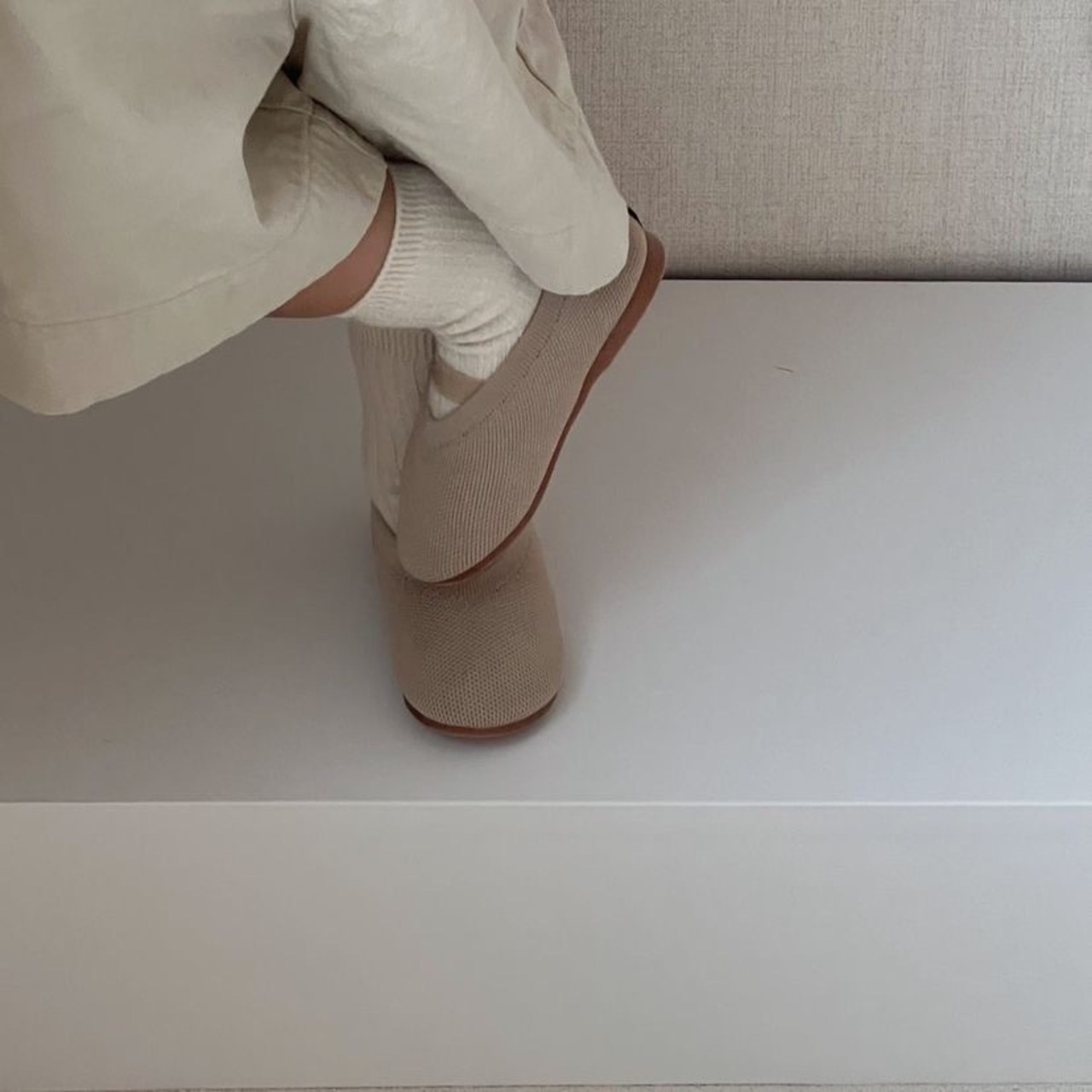 即納)  pink13 beige19 | socks flat shoes  | ninolindo - 7