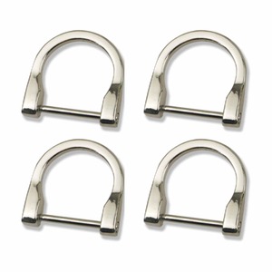 【人気】D型ネジ式 Dカン バックル 4個セット おしゃれ 持ち手 バッグ部品 DIY パーツ 手作り もち手 バッグ 手芸 修理用 交換用 装飾 補修 金具 ハンドメイド 38mm 内径25mm