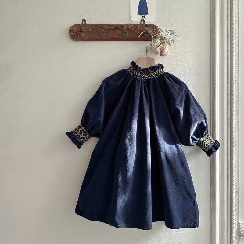 【BABY】韓国風 レトロプリンセス風ワンピース