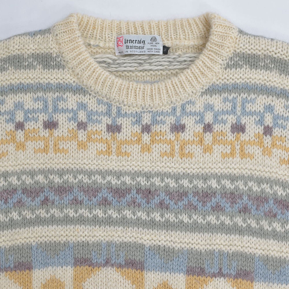 70~80s スコットランド製 Iencraig knitwear フェア・アイル柄 70~80s スコットランド製 Iencraig knitwear フェア・アイル柄