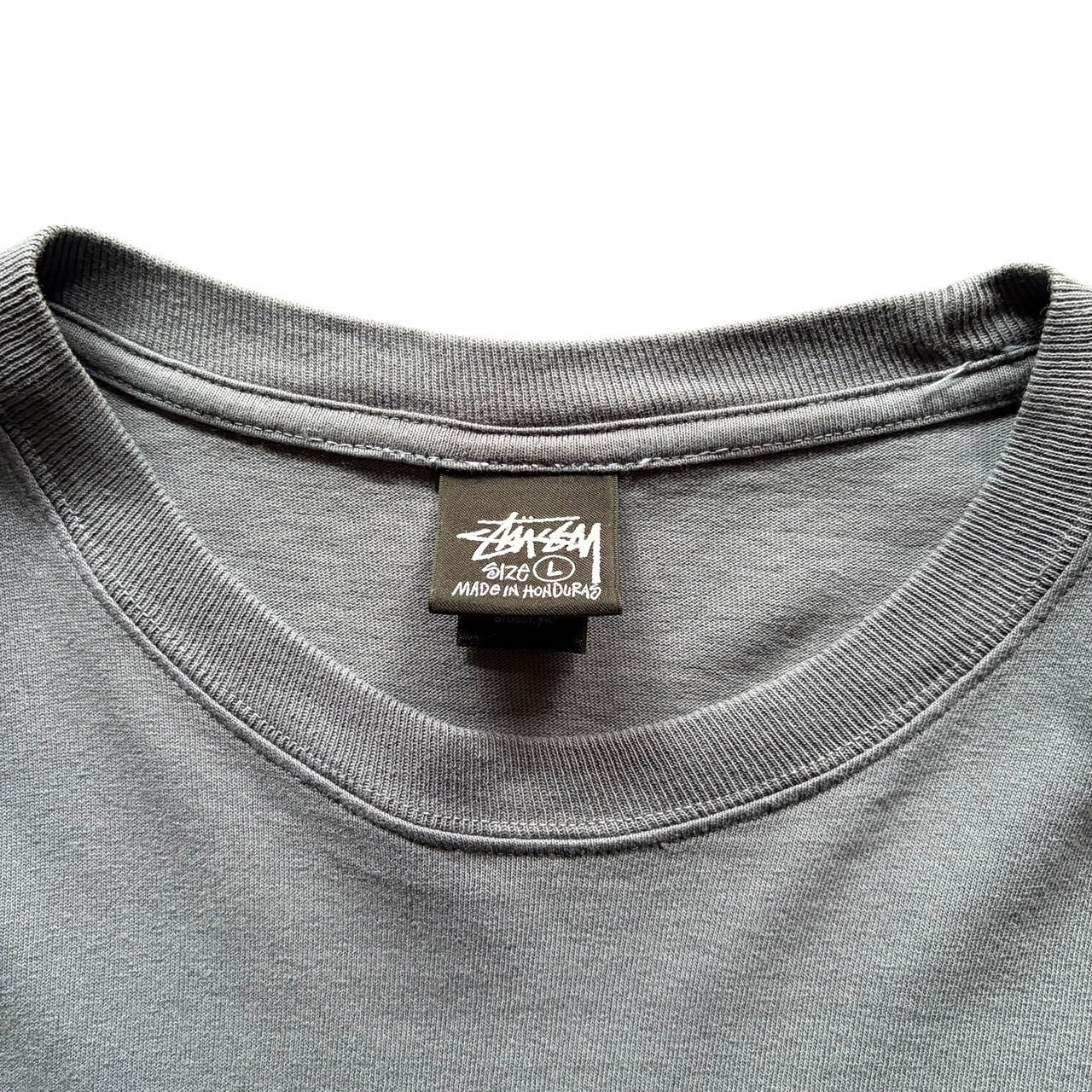 stussy ステューシー Tシャツ L センターロゴ プリントロゴ | 古着屋