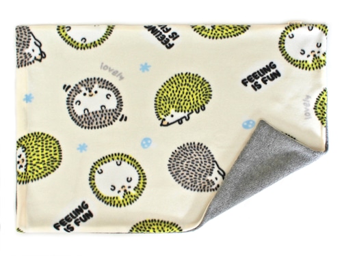ハリちゃんのわくわくブランケット ハリネズミ アイボリー / Big Soft Blanket for Hedgehog